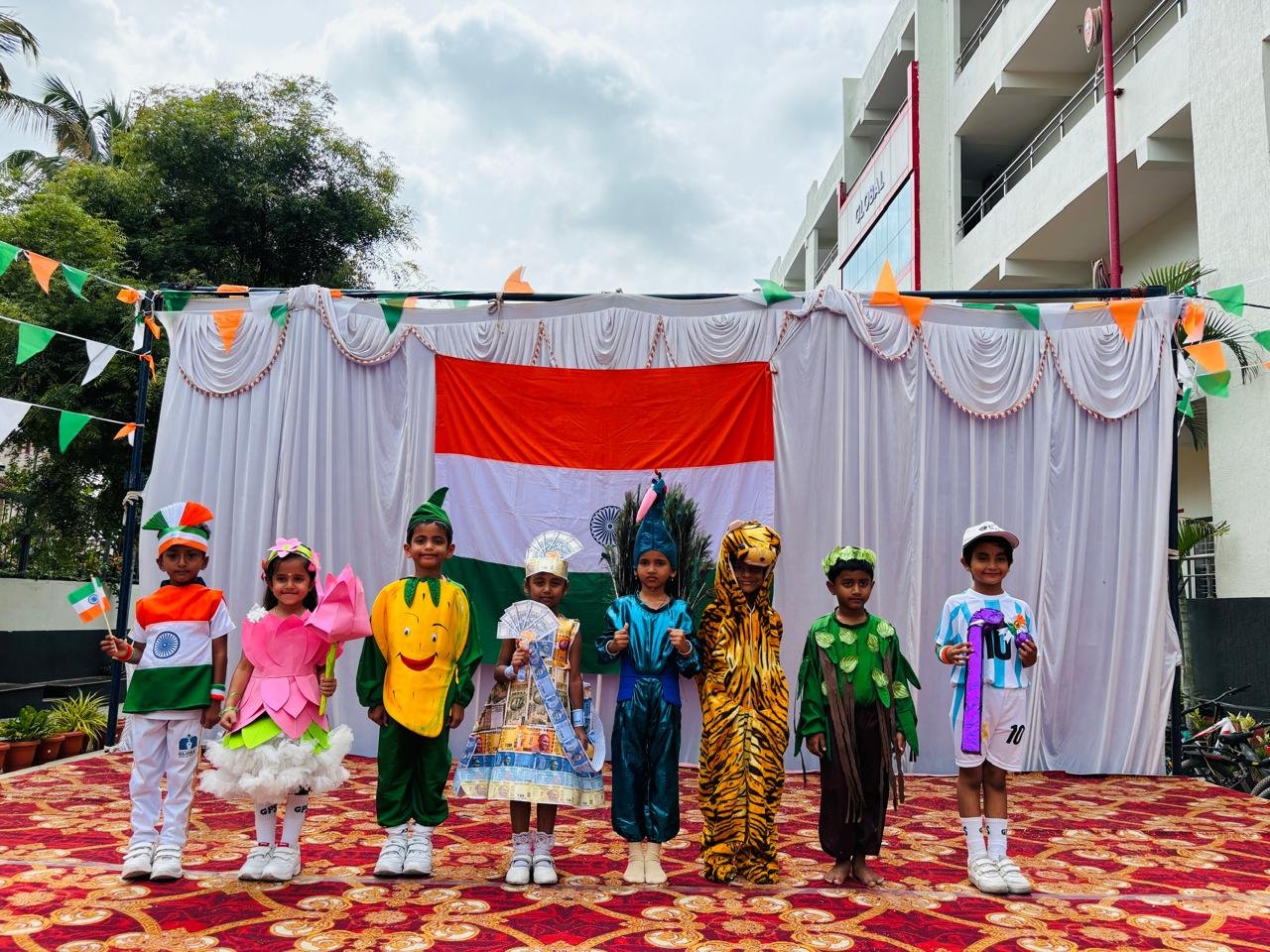 Students at The Global Public School